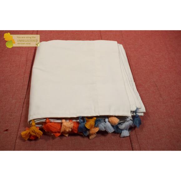 Pillowfort 42x63" Tassel Kids' Blackout Rod Pocket Window Curtain Panel* - Picture 2 of 5